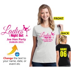Ladies in Champagne cup Hen T Shirt