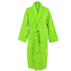 Lime green Terry Towel 100% Cotton Bathrobe