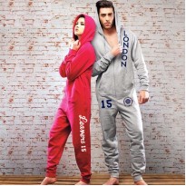 Personalised college & UNI lounge Onesies