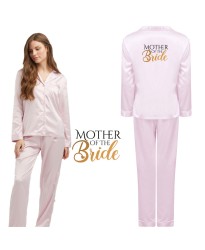 Personalised Wedding Pyjama Set for Women Night Wear ideas in Black and Pink Colour							 									 									