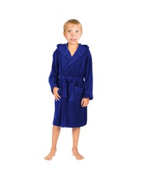 Children Navy Hooded Robe