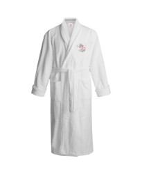 Mrs always right logo embroidered Bathrobe Mrs always right logo embroidered Bathrobe