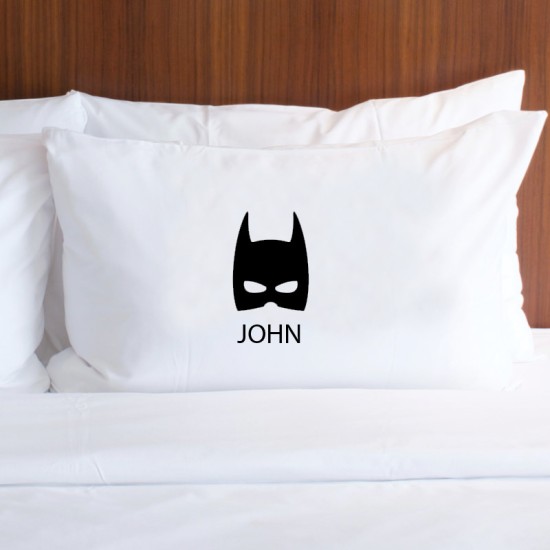 Personalised BAT custom name printed pillowcase covers