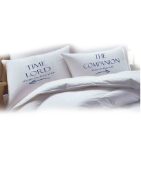 TIME LORD printed pillowcase (A set of 2 pillowcovers)