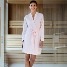 Jersey lightweight LIGHT PINK kimono robe