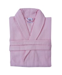 Light Pink Waffle weave Bathrobe