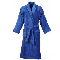 Bathrobes in Royal Blue Cotton Terry