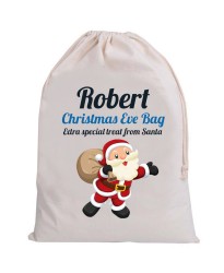 Personalised Santa Christmas Eve sacks Personalised Santa Christmas Eve sacks