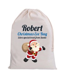 Personalised Santa Christmas Eve sacks