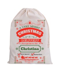 Personalised Santa Sack A very Merry Christmas