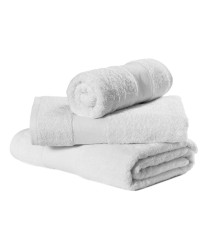 Large Bath Size White Towel 100 x 150 cm