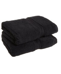 Bath Size Black Towel 100 x 150 cm