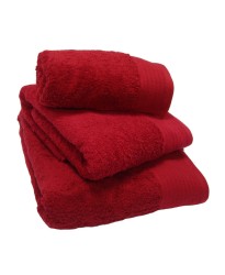Large Bath Size Red Towel 100 x 150 cm
