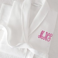 A Waffle custom Monogram initals logo Embroidery