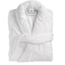 Bathrobe in 100% Cotton Terry White 